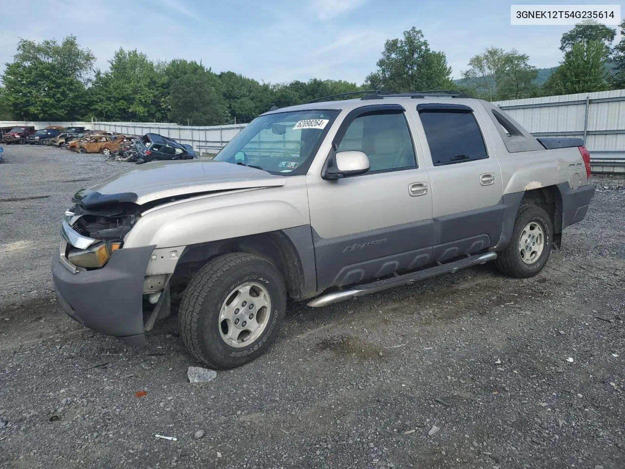 2004 Chevrolet Avalanche K1500 VIN: 3GNEK12T54G235614 Lot: 78718624