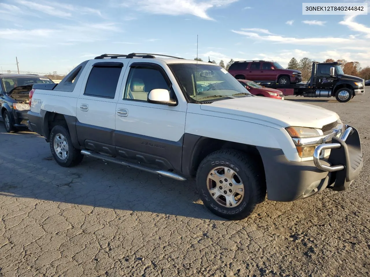 2004 Chevrolet Avalanche K1500 VIN: 3GNEK12T84G244842 Lot: 79139874