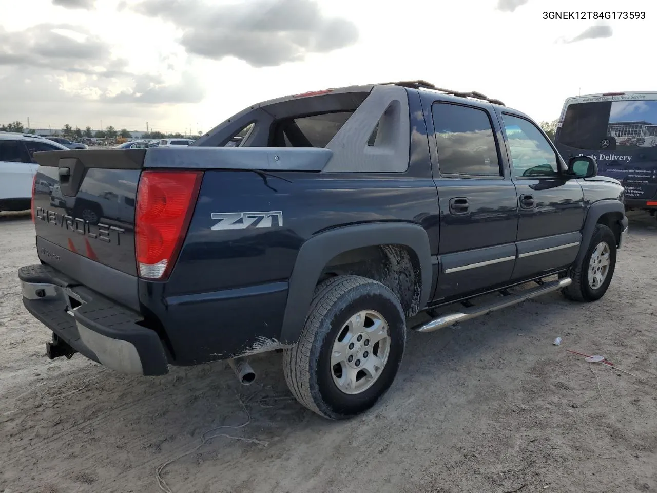 2004 Chevrolet Avalanche K1500 VIN: 3GNEK12T84G173593 Lot: 79783104