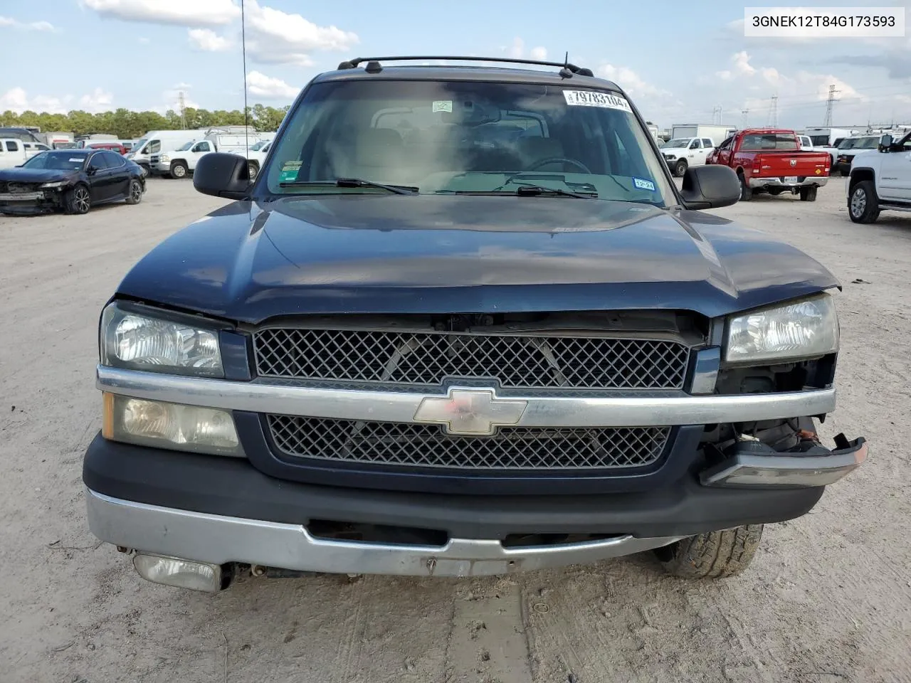 2004 Chevrolet Avalanche K1500 VIN: 3GNEK12T84G173593 Lot: 79783104