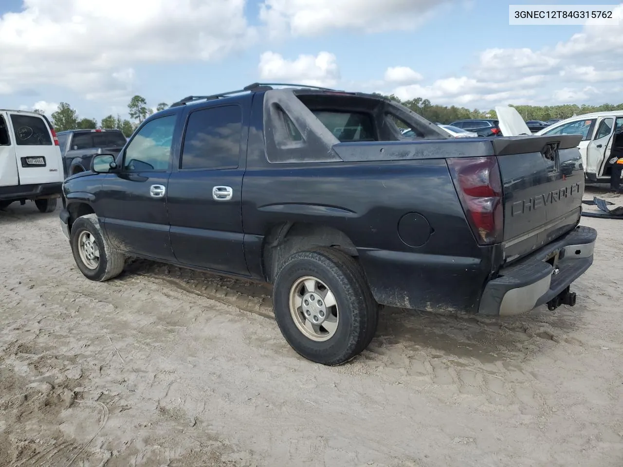 2004 Chevrolet Avalanche C1500 VIN: 3GNEC12T84G315762 Lot: 79922524