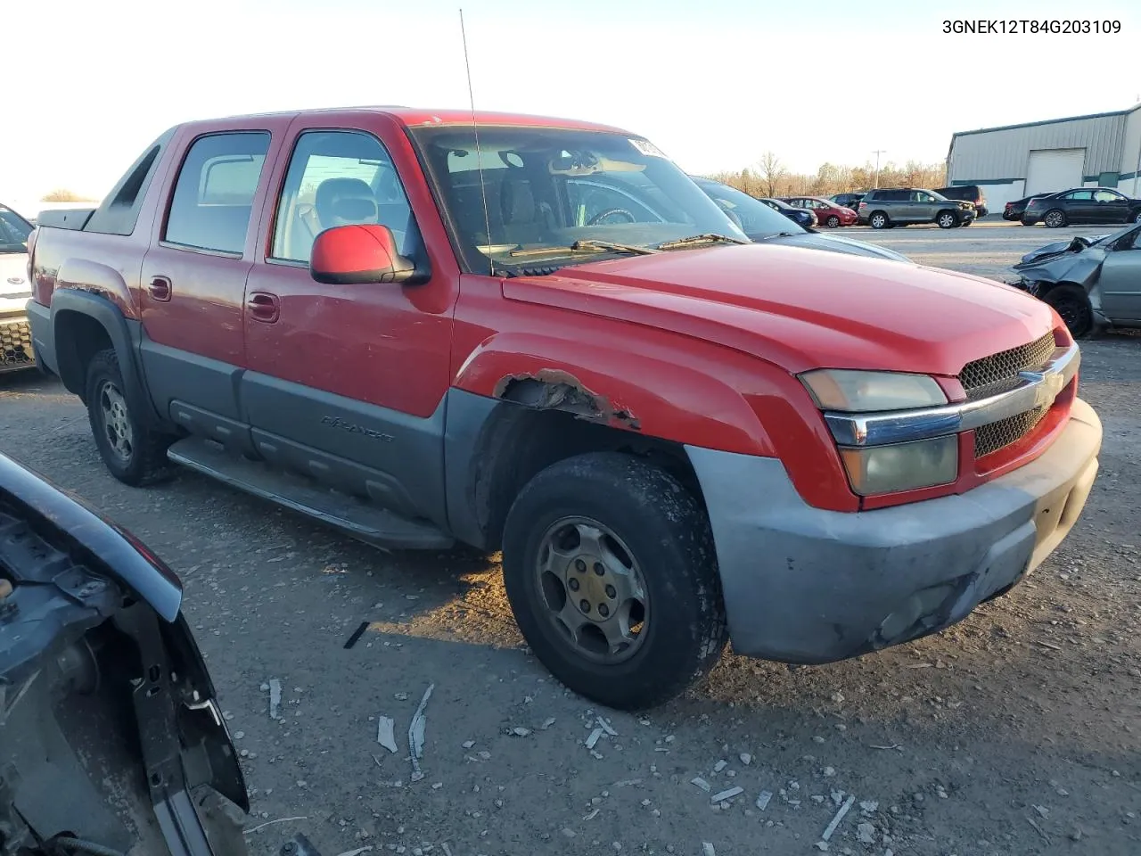 2004 Chevrolet Avalanche K1500 VIN: 3GNEK12T84G203109 Lot: 80121304