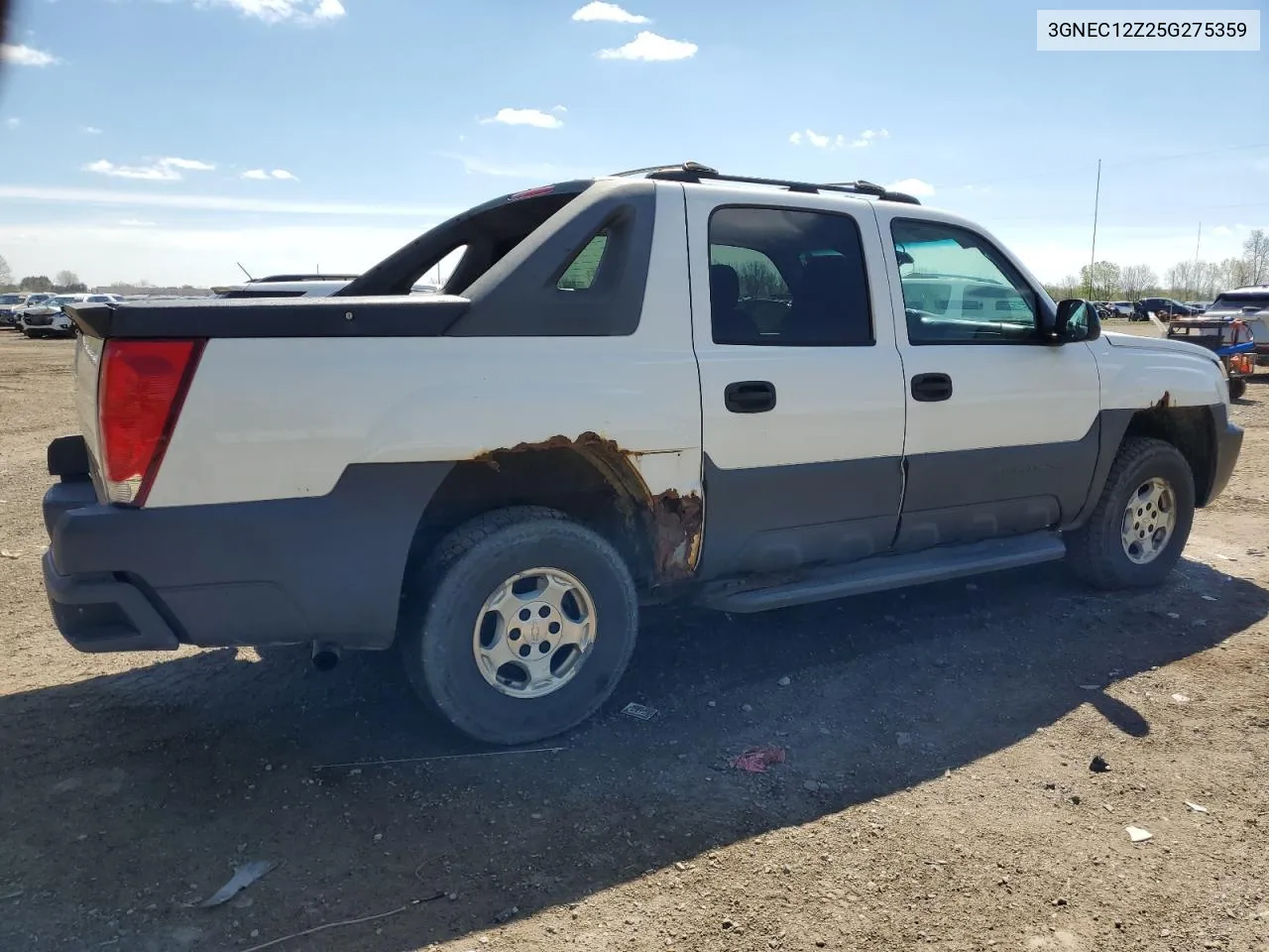 2005 Chevrolet Avalanche C1500 VIN: 3GNEC12Z25G275359 Lot: 52913684