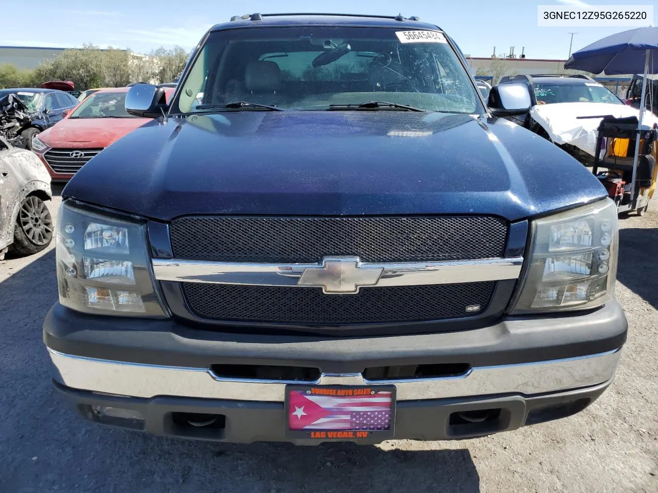 2005 Chevrolet Avalanche C1500 VIN: 3GNEC12Z95G265220 Lot: 56645484