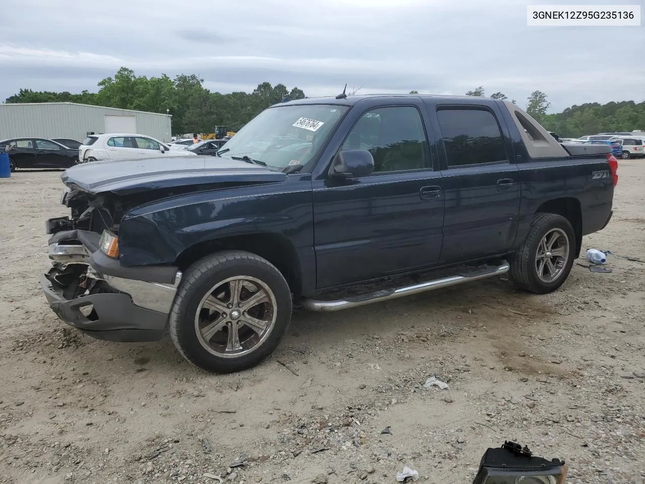 2005 Chevrolet Avalanche K1500 VIN: 3GNEK12Z95G235136 Lot: 58904694