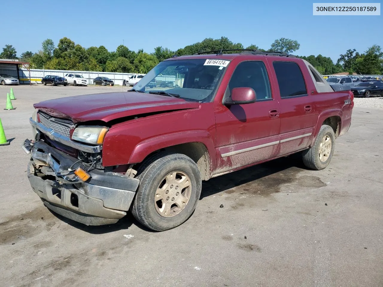 2005 Chevrolet Avalanche K1500 VIN: 3GNEK12Z25G187589 Lot: 66164124