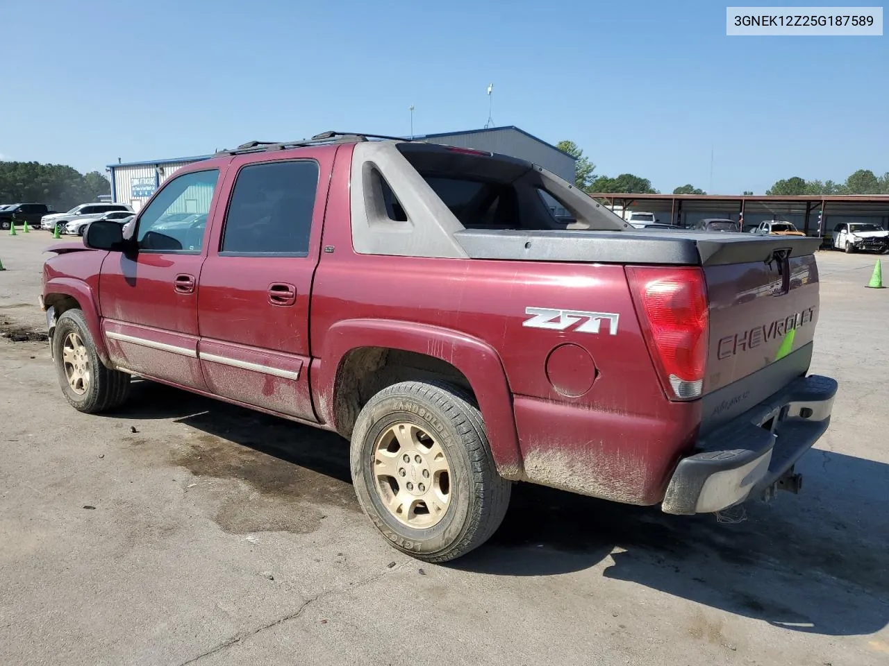 2005 Chevrolet Avalanche K1500 VIN: 3GNEK12Z25G187589 Lot: 66164124