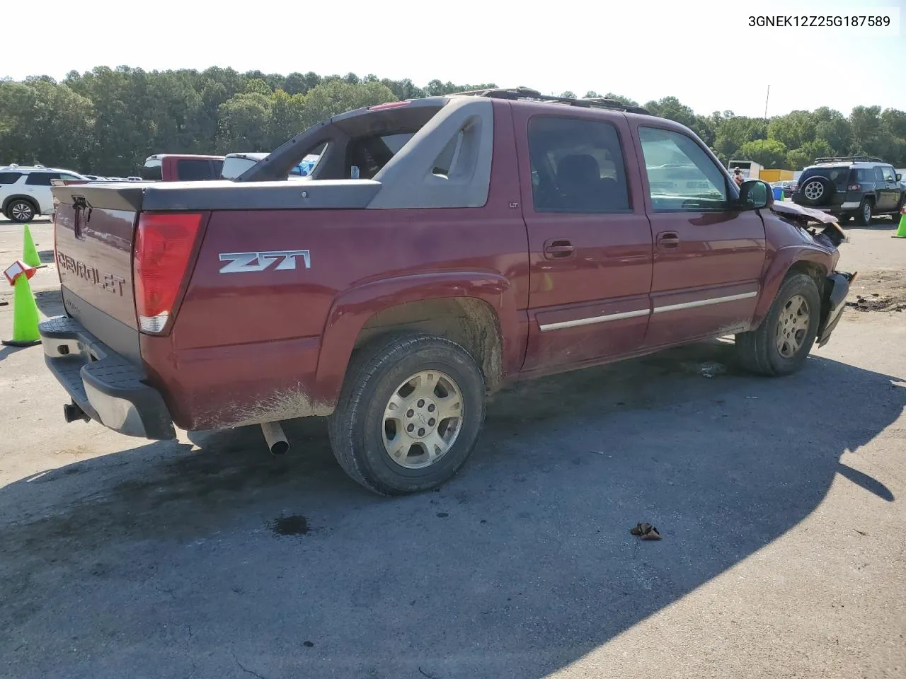 2005 Chevrolet Avalanche K1500 VIN: 3GNEK12Z25G187589 Lot: 66164124