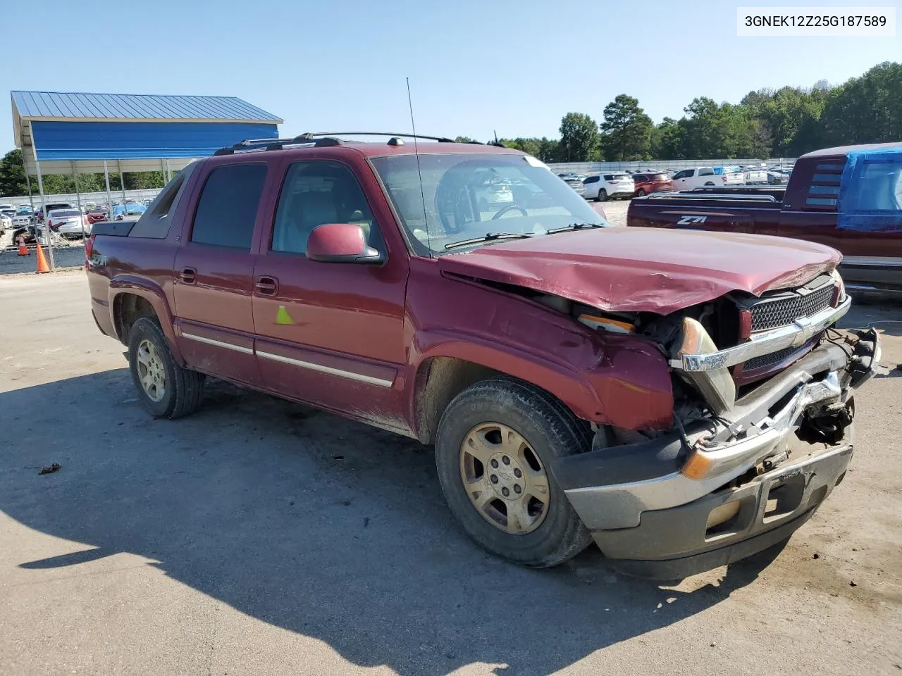 2005 Chevrolet Avalanche K1500 VIN: 3GNEK12Z25G187589 Lot: 66164124