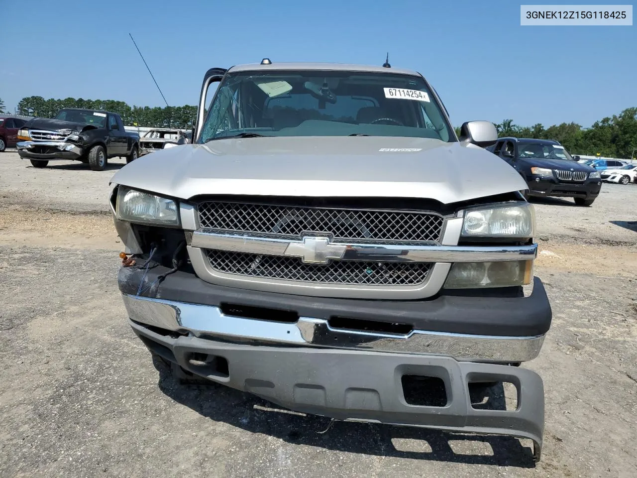 2005 Chevrolet Avalanche K1500 VIN: 3GNEK12Z15G118425 Lot: 67114254