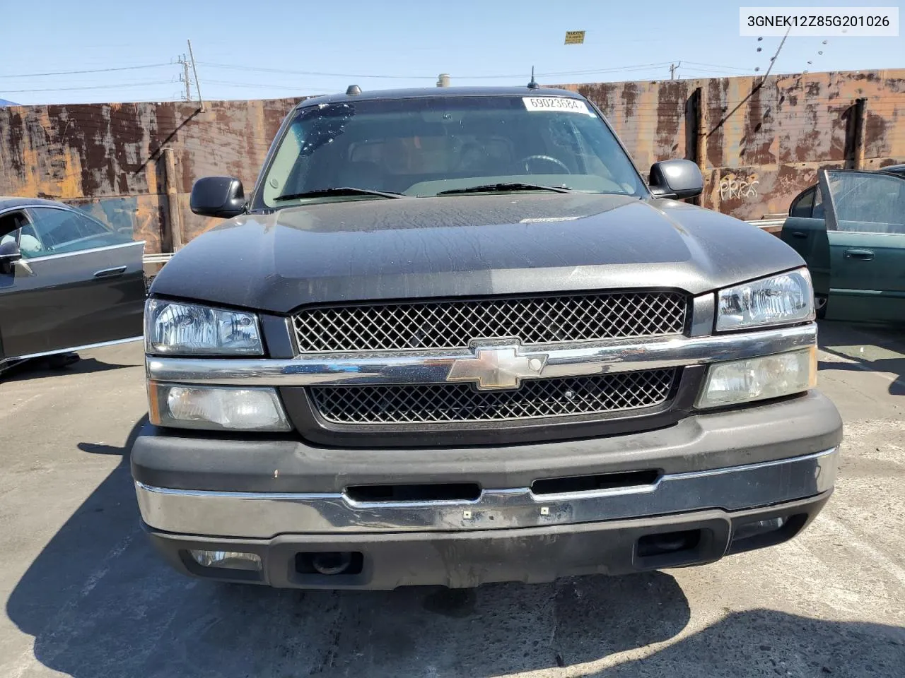 2005 Chevrolet Avalanche K1500 VIN: 3GNEK12Z85G201026 Lot: 69023684