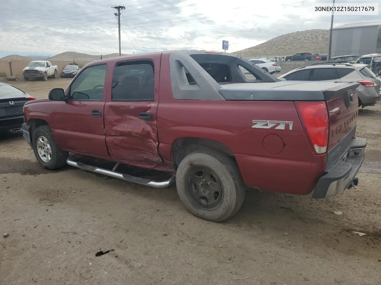 2005 Chevrolet Avalanche K1500 VIN: 3GNEK12Z15G217679 Lot: 69140274