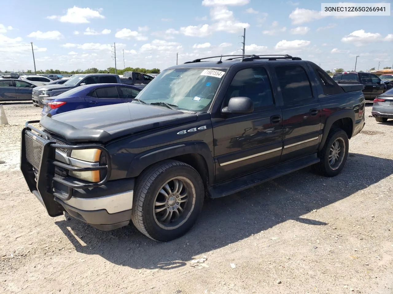 2005 Chevrolet Avalanche C1500 VIN: 3GNEC12Z65G266941 Lot: 71801554