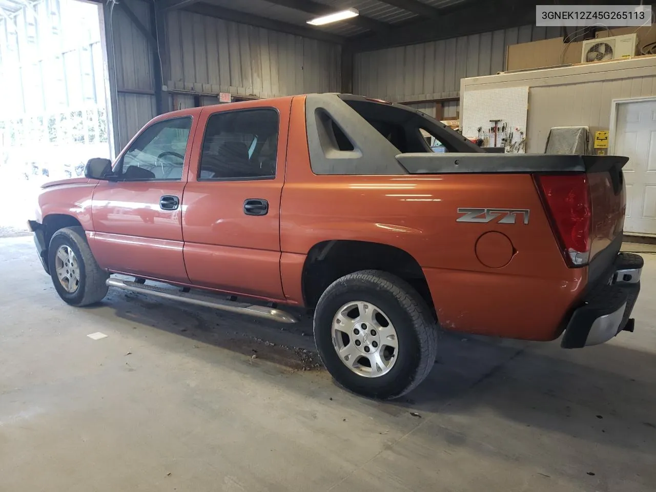 2005 Chevrolet Avalanche K1500 VIN: 3GNEK12Z45G265113 Lot: 71985104