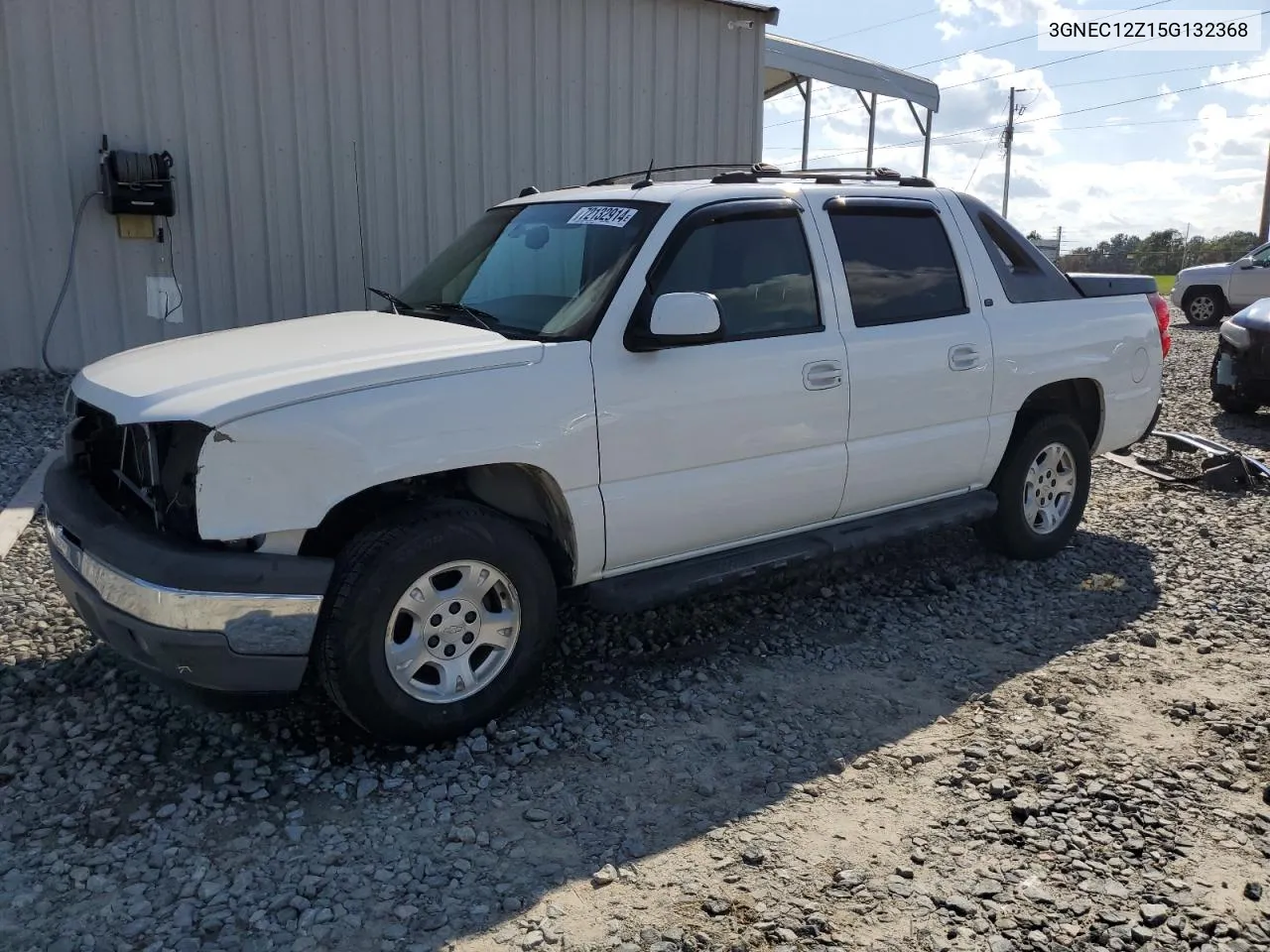 2005 Chevrolet Avalanche C1500 VIN: 3GNEC12Z15G132368 Lot: 72132914