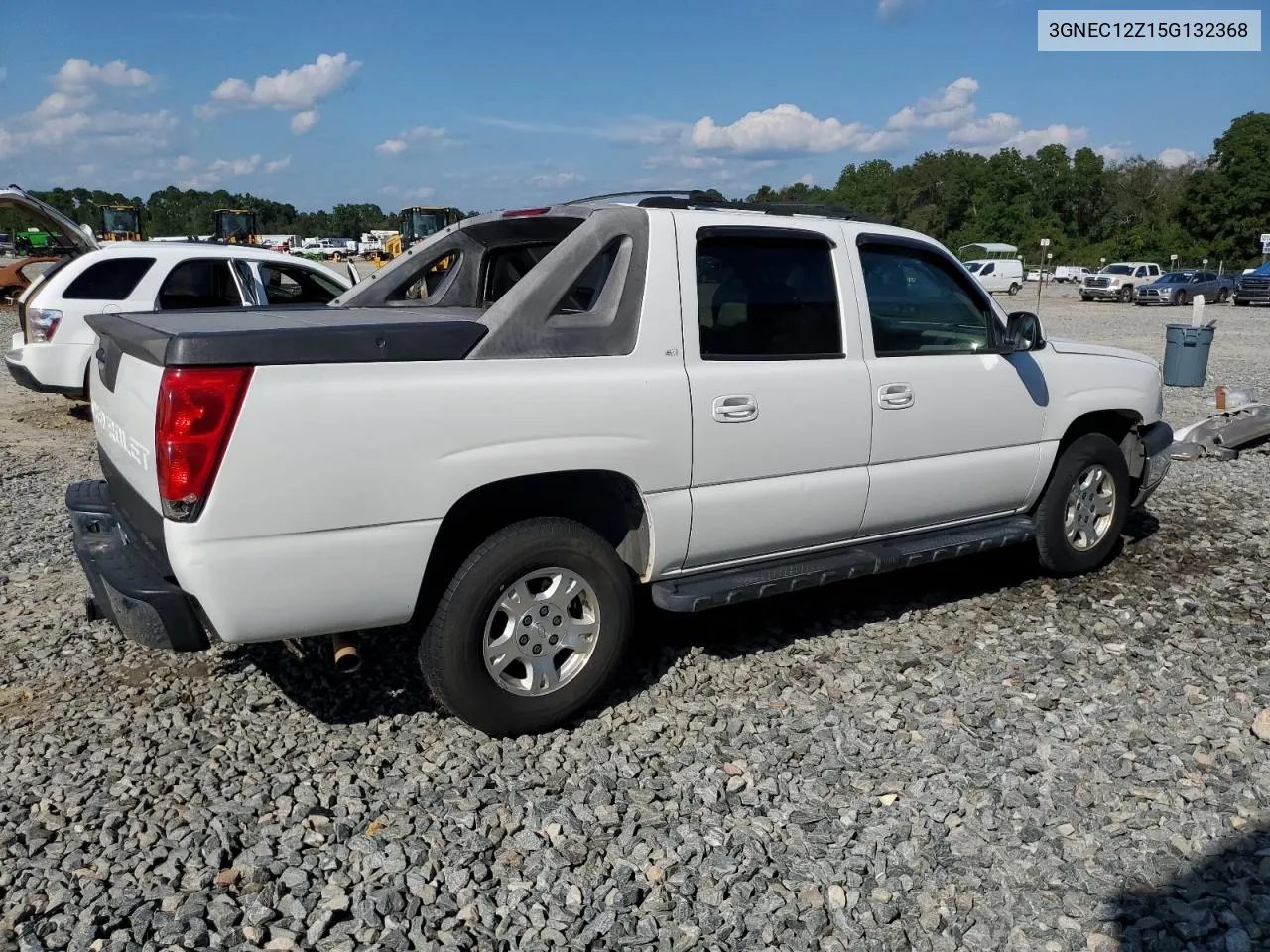 2005 Chevrolet Avalanche C1500 VIN: 3GNEC12Z15G132368 Lot: 72132914