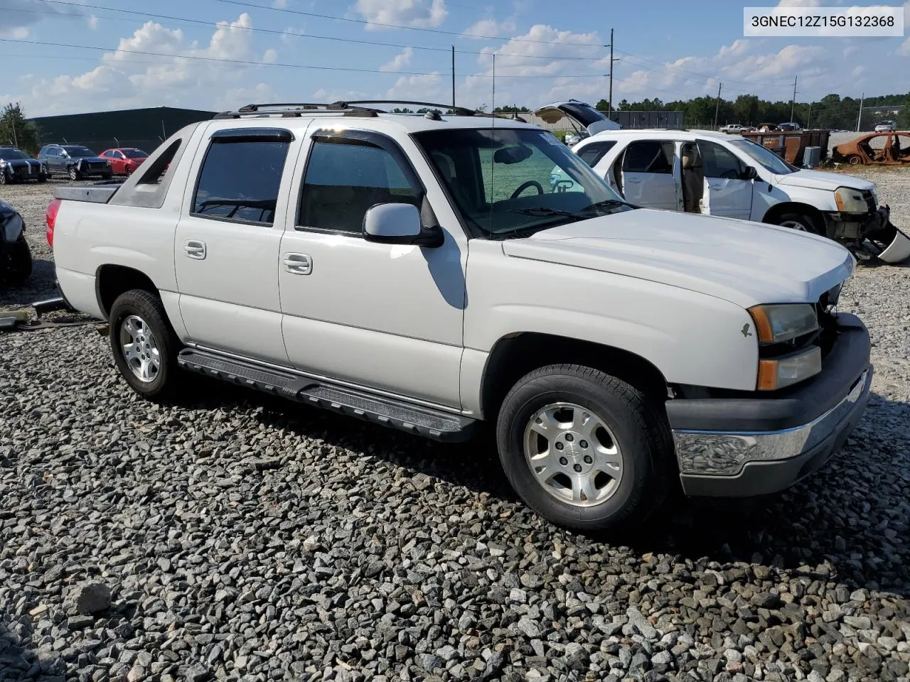 2005 Chevrolet Avalanche C1500 VIN: 3GNEC12Z15G132368 Lot: 72132914