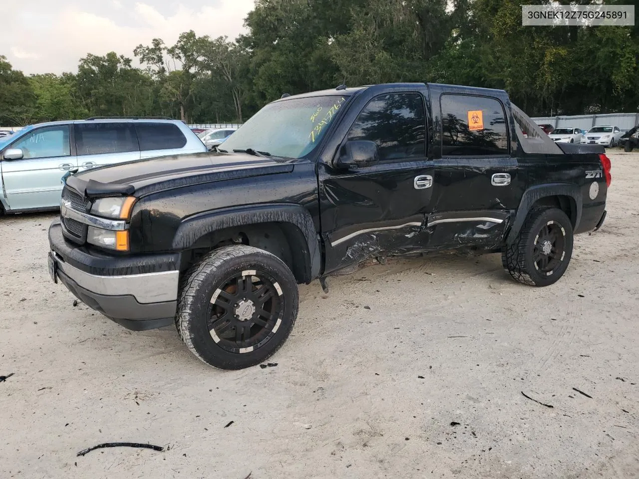 2005 Chevrolet Avalanche K1500 VIN: 3GNEK12Z75G245891 Lot: 73457764