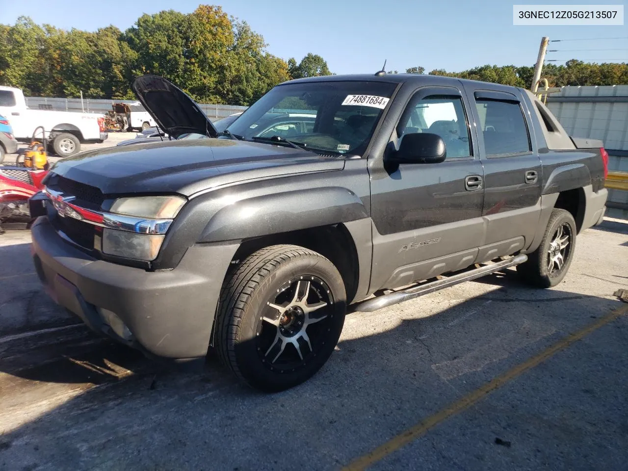 2005 Chevrolet Avalanche C1500 VIN: 3GNEC12Z05G213507 Lot: 74881684