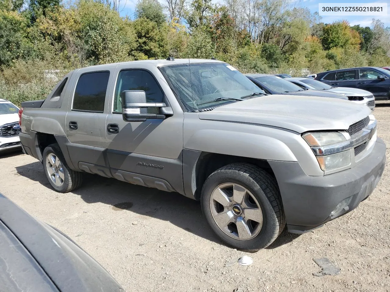 2005 Chevrolet Avalanche K1500 VIN: 3GNEK12Z55G218821 Lot: 74912004