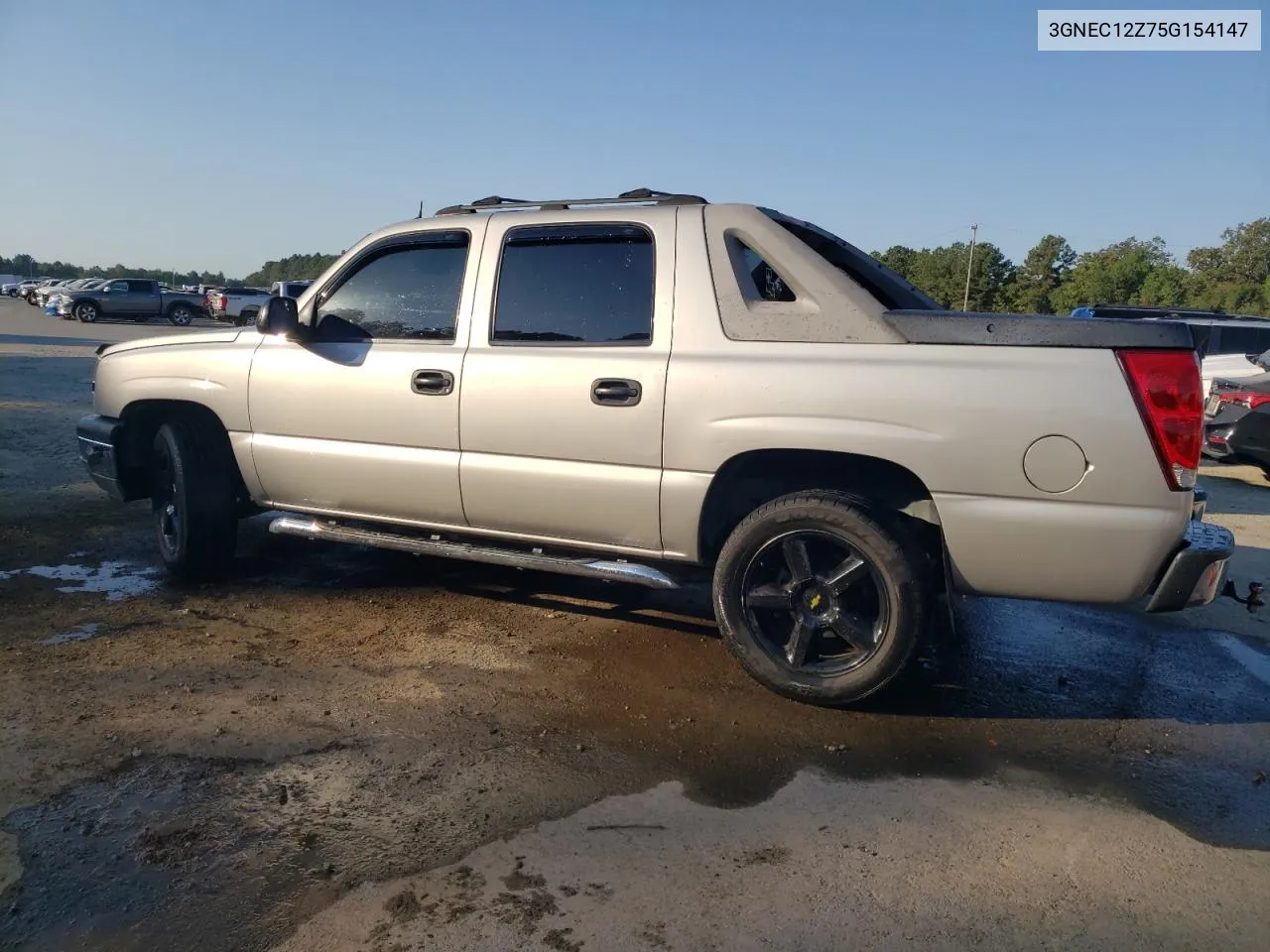 2005 Chevrolet Avalanche C1500 VIN: 3GNEC12Z75G154147 Lot: 75171934