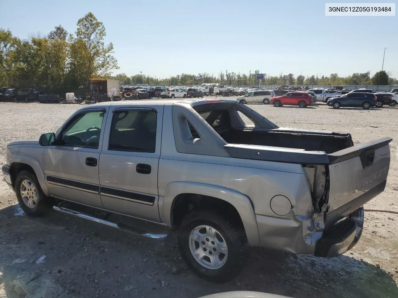 2005 Chevrolet Avalanche C1500 VIN: 3GNEC12Z05G193484 Lot: 75301894