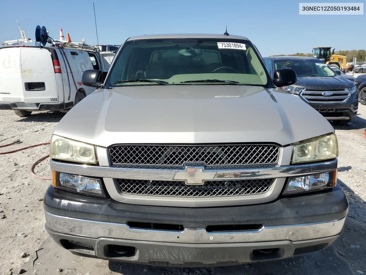 2005 Chevrolet Avalanche C1500 VIN: 3GNEC12Z05G193484 Lot: 75301894