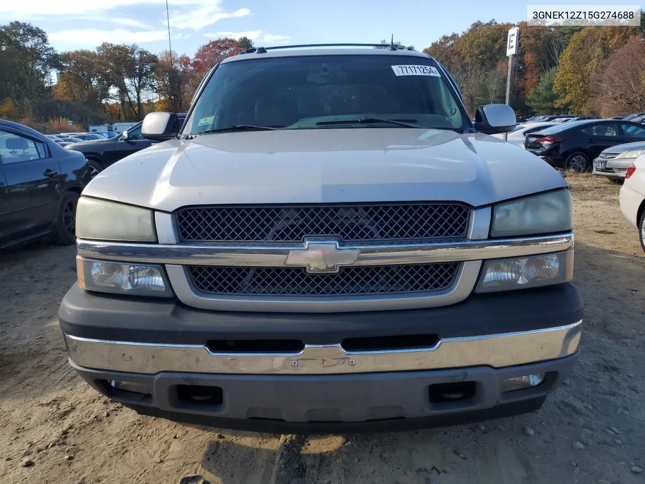 2005 Chevrolet Avalanche K1500 VIN: 3GNEK12Z15G274688 Lot: 77171254