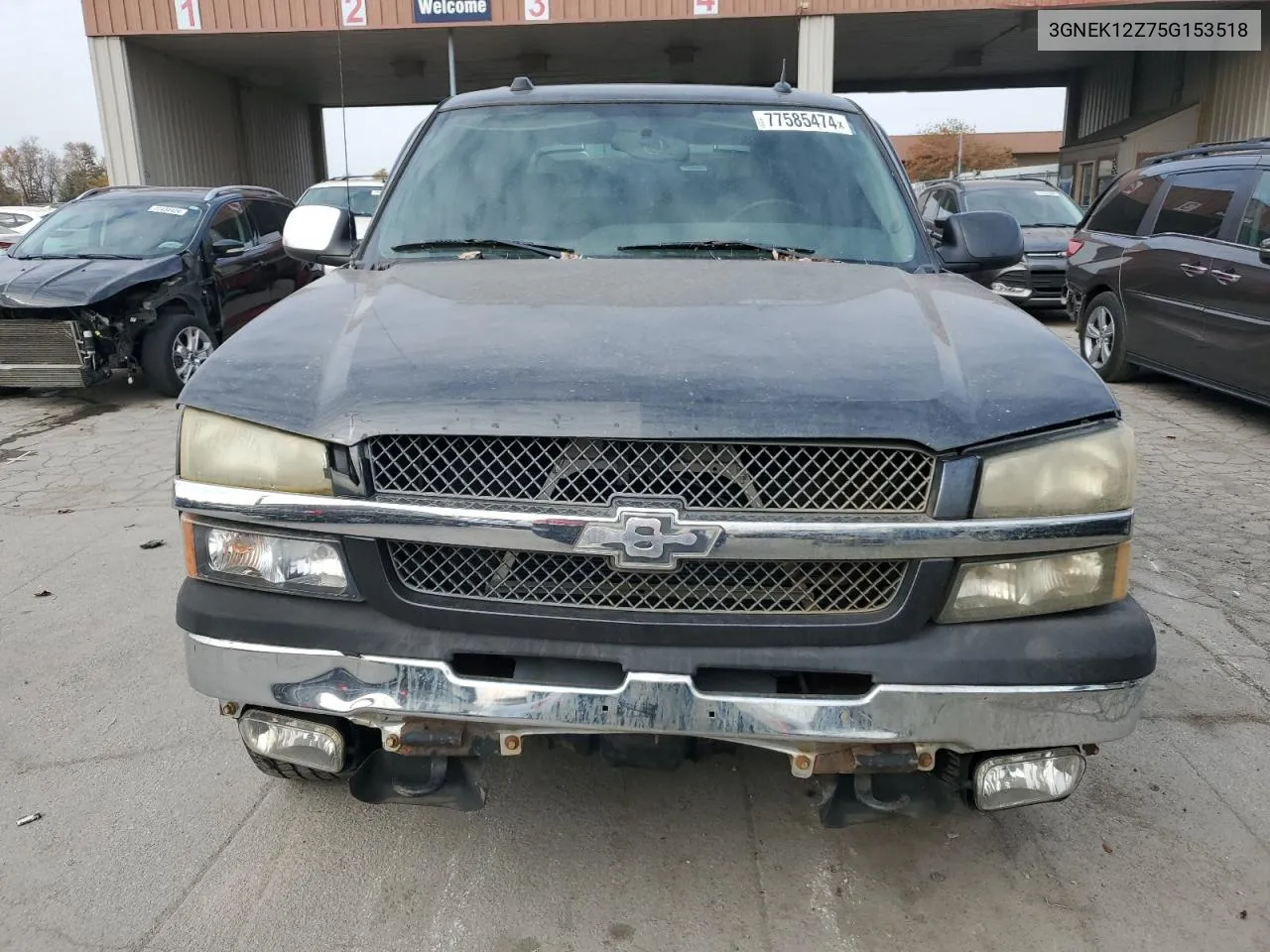 2005 Chevrolet Avalanche K1500 VIN: 3GNEK12Z75G153518 Lot: 77585474