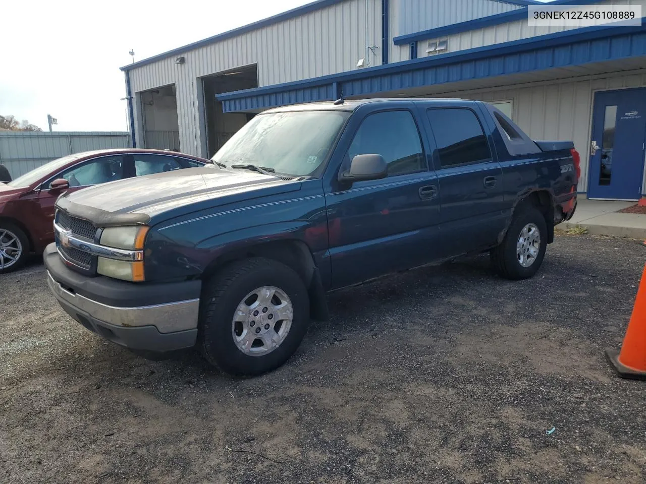 2005 Chevrolet Avalanche K1500 VIN: 3GNEK12Z45G108889 Lot: 77637154