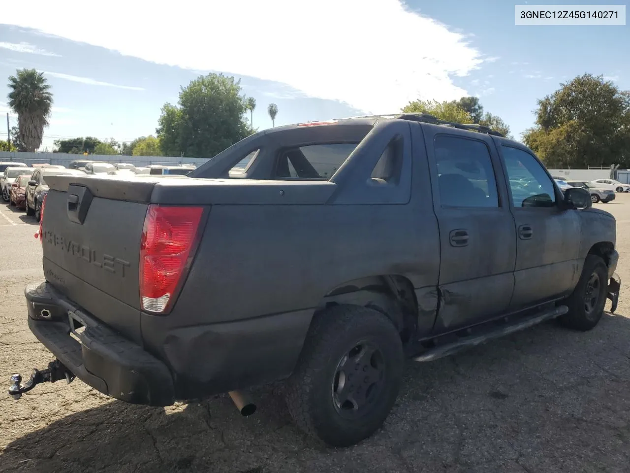 2005 Chevrolet Avalanche C1500 VIN: 3GNEC12Z45G140271 Lot: 78182444