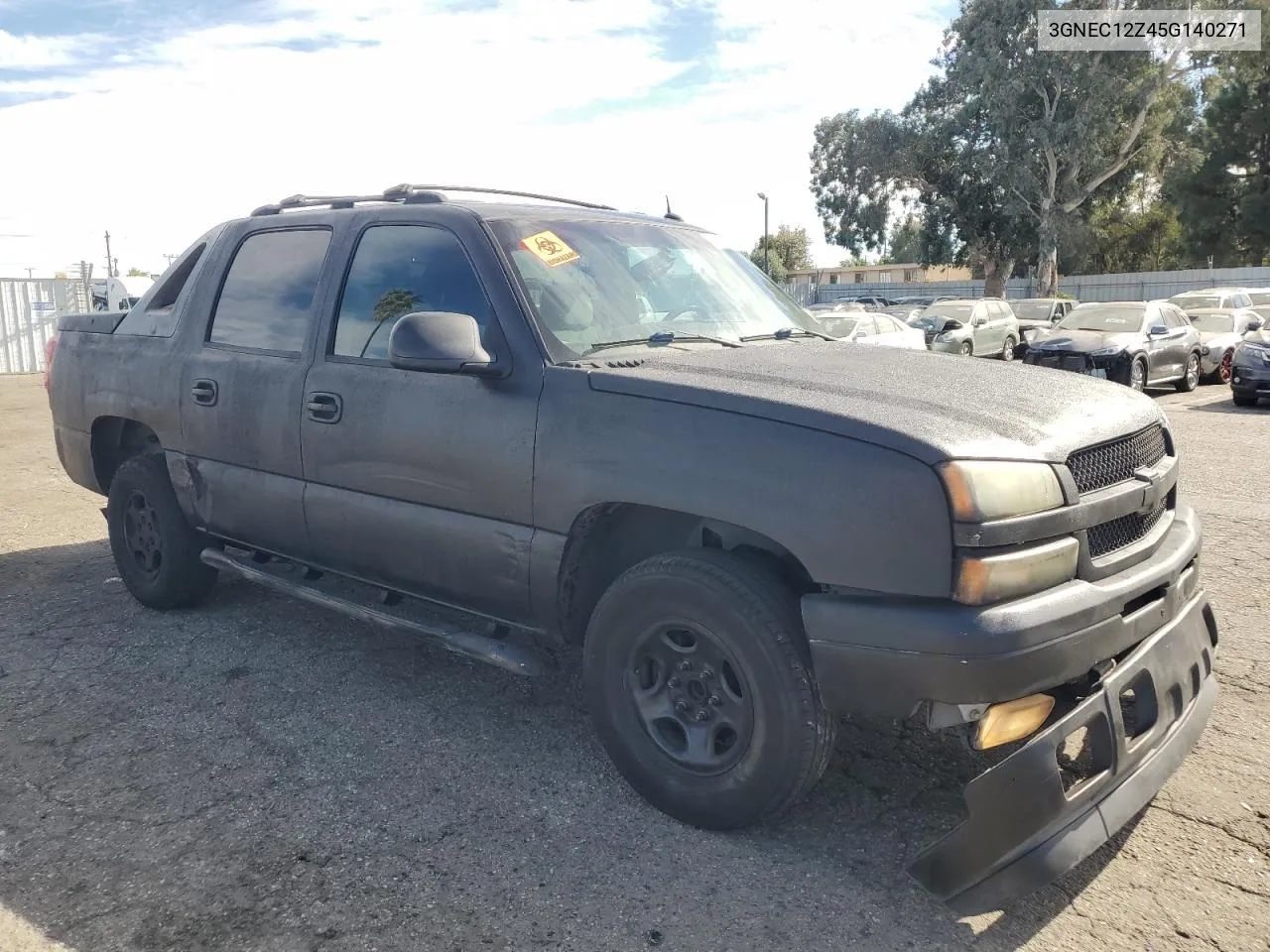 2005 Chevrolet Avalanche C1500 VIN: 3GNEC12Z45G140271 Lot: 78182444