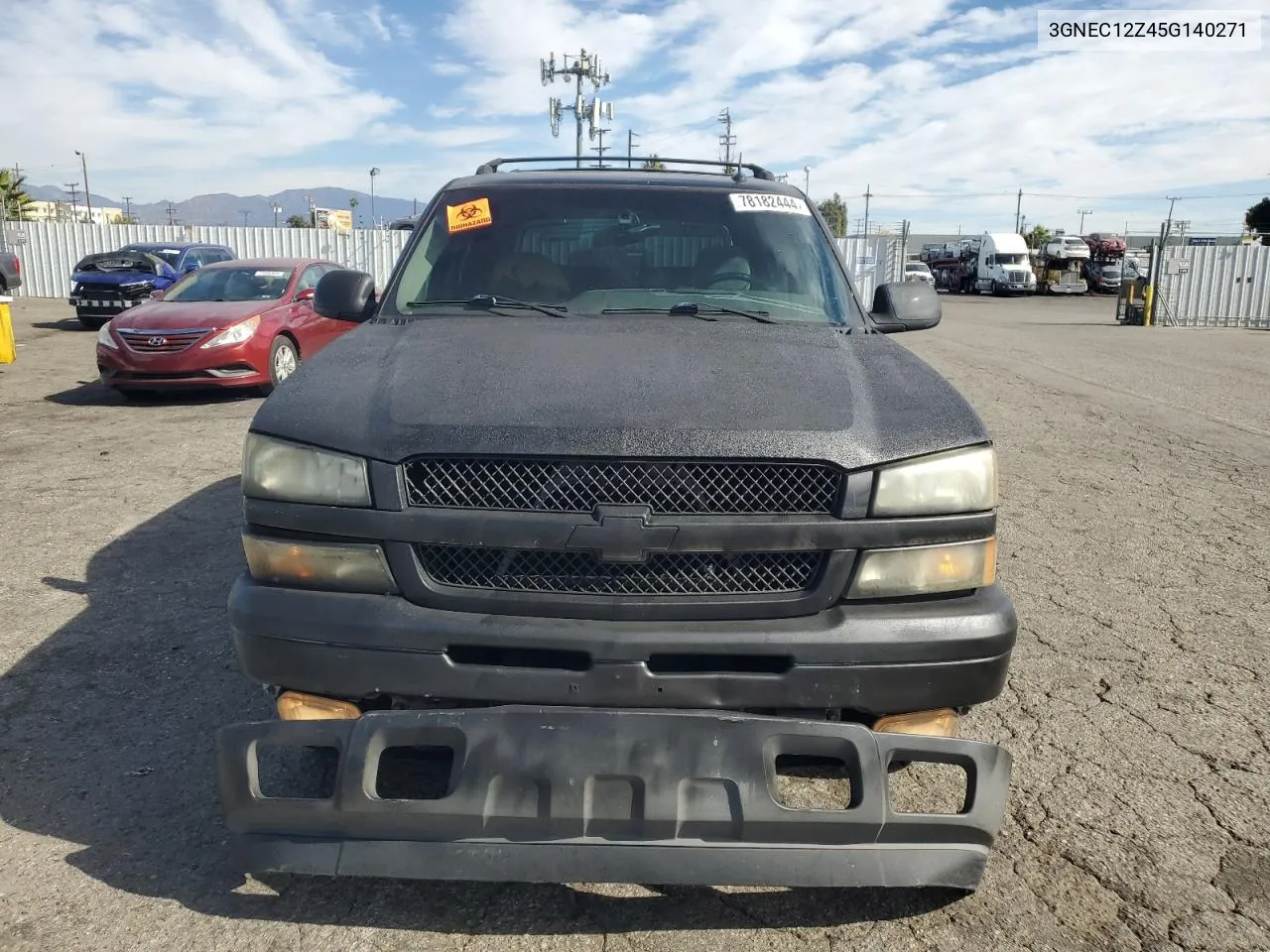 2005 Chevrolet Avalanche C1500 VIN: 3GNEC12Z45G140271 Lot: 78182444