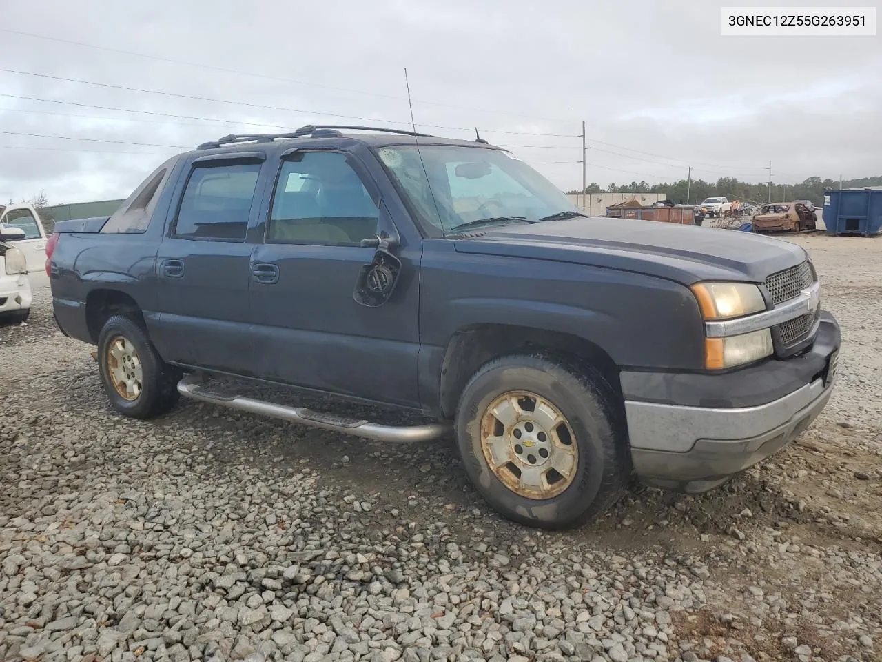 2005 Chevrolet Avalanche C1500 VIN: 3GNEC12Z55G263951 Lot: 78204134