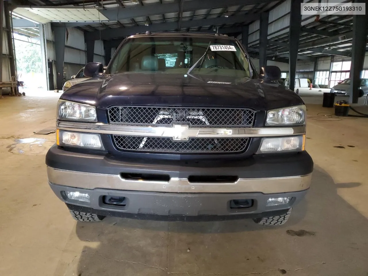 2005 Chevrolet Avalanche K1500 VIN: 3GNEK12Z75G193310 Lot: 78731454