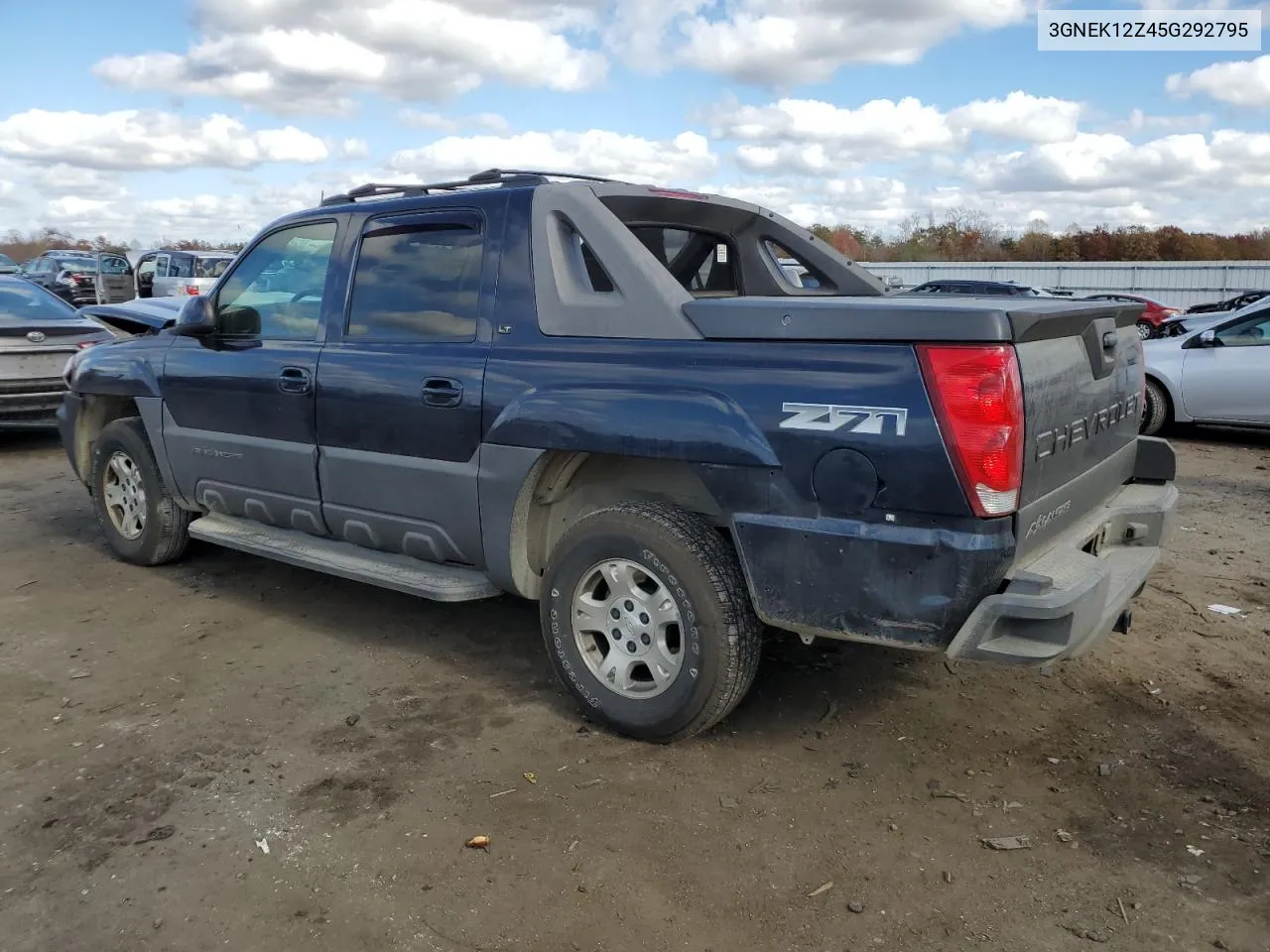 2005 Chevrolet Avalanche K1500 VIN: 3GNEK12Z45G292795 Lot: 79388544