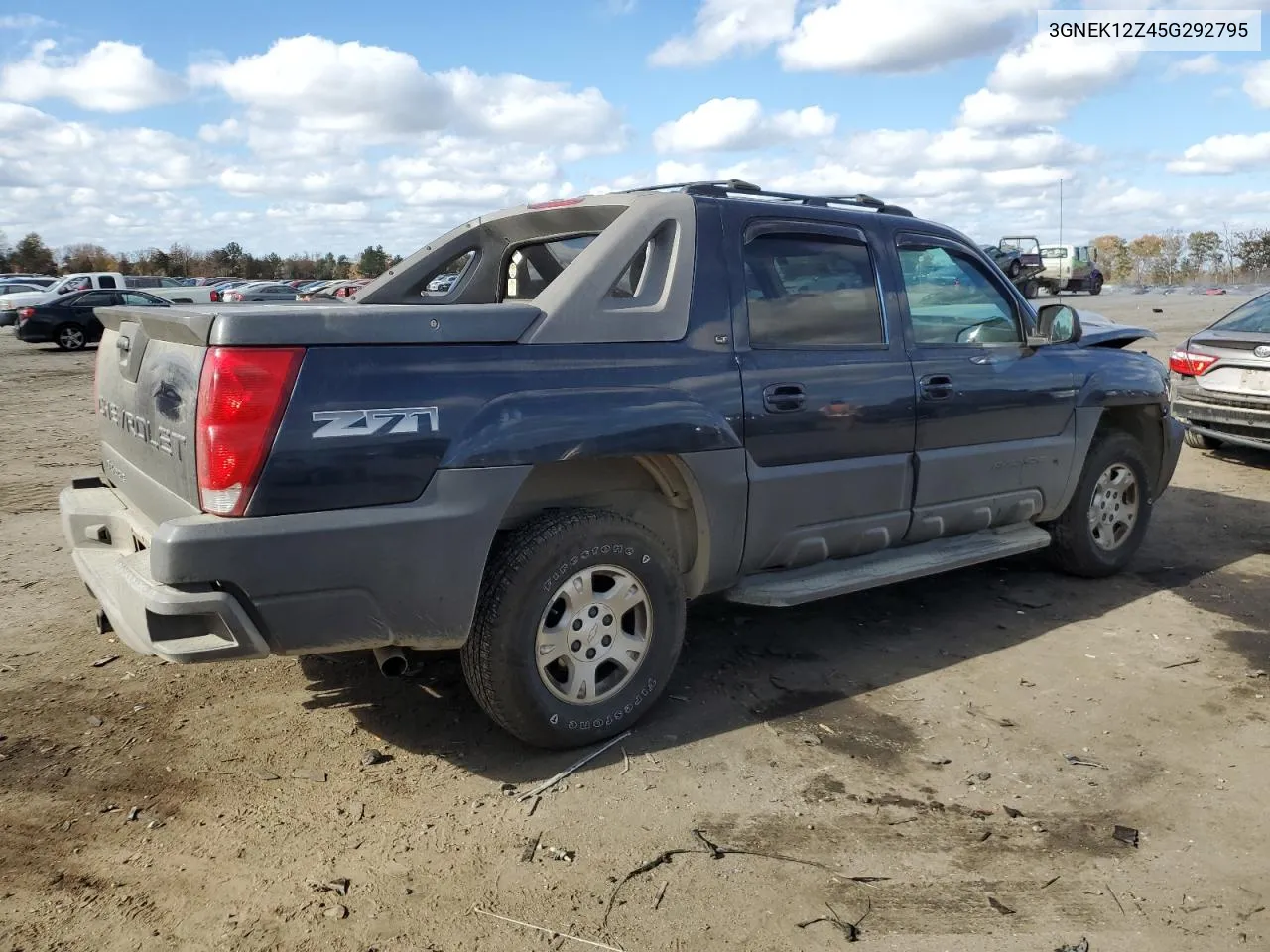 2005 Chevrolet Avalanche K1500 VIN: 3GNEK12Z45G292795 Lot: 79388544