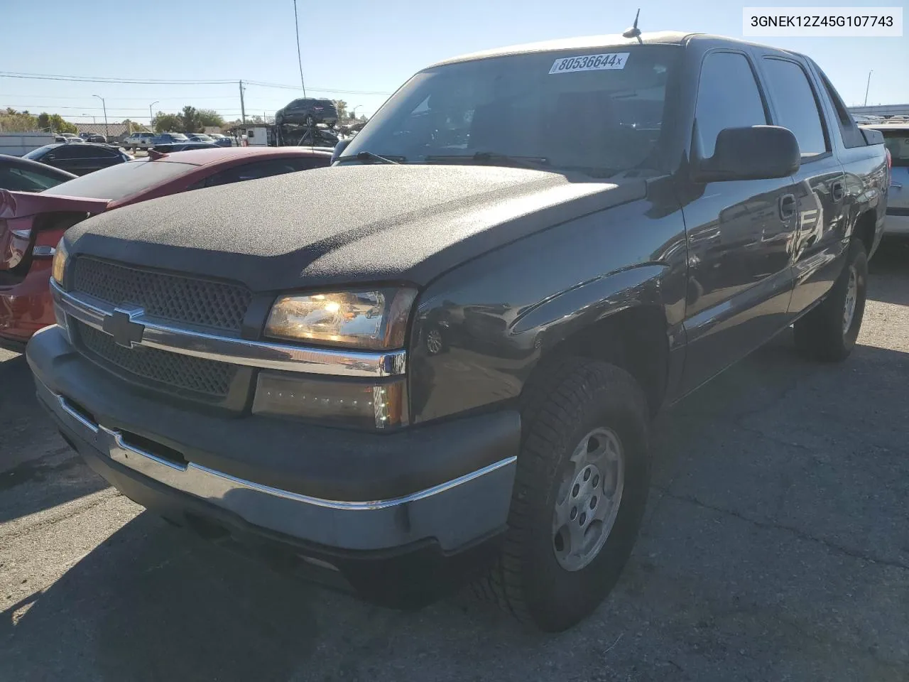 2005 Chevrolet Avalanche K1500 VIN: 3GNEK12Z45G107743 Lot: 80536644