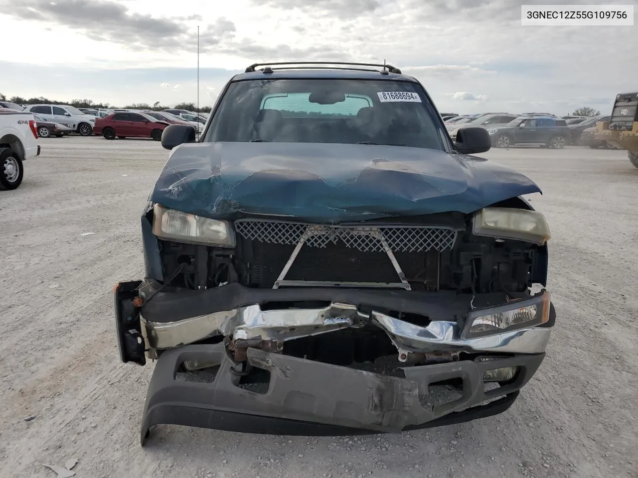 2005 Chevrolet Avalanche C1500 VIN: 3GNEC12Z55G109756 Lot: 81688694