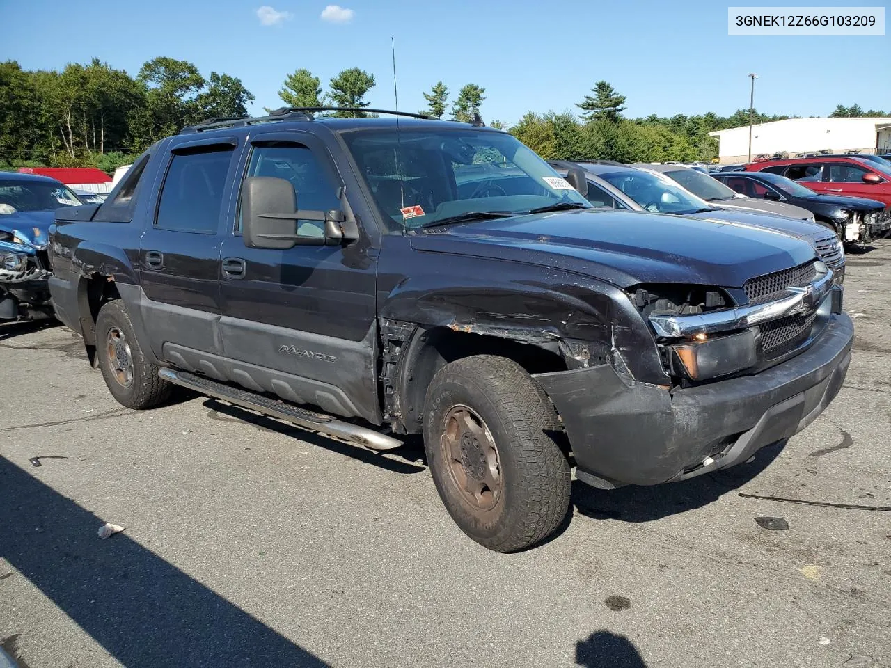 2006 Chevrolet Avalanche K1500 VIN: 3GNEK12Z66G103209 Lot: 69562574