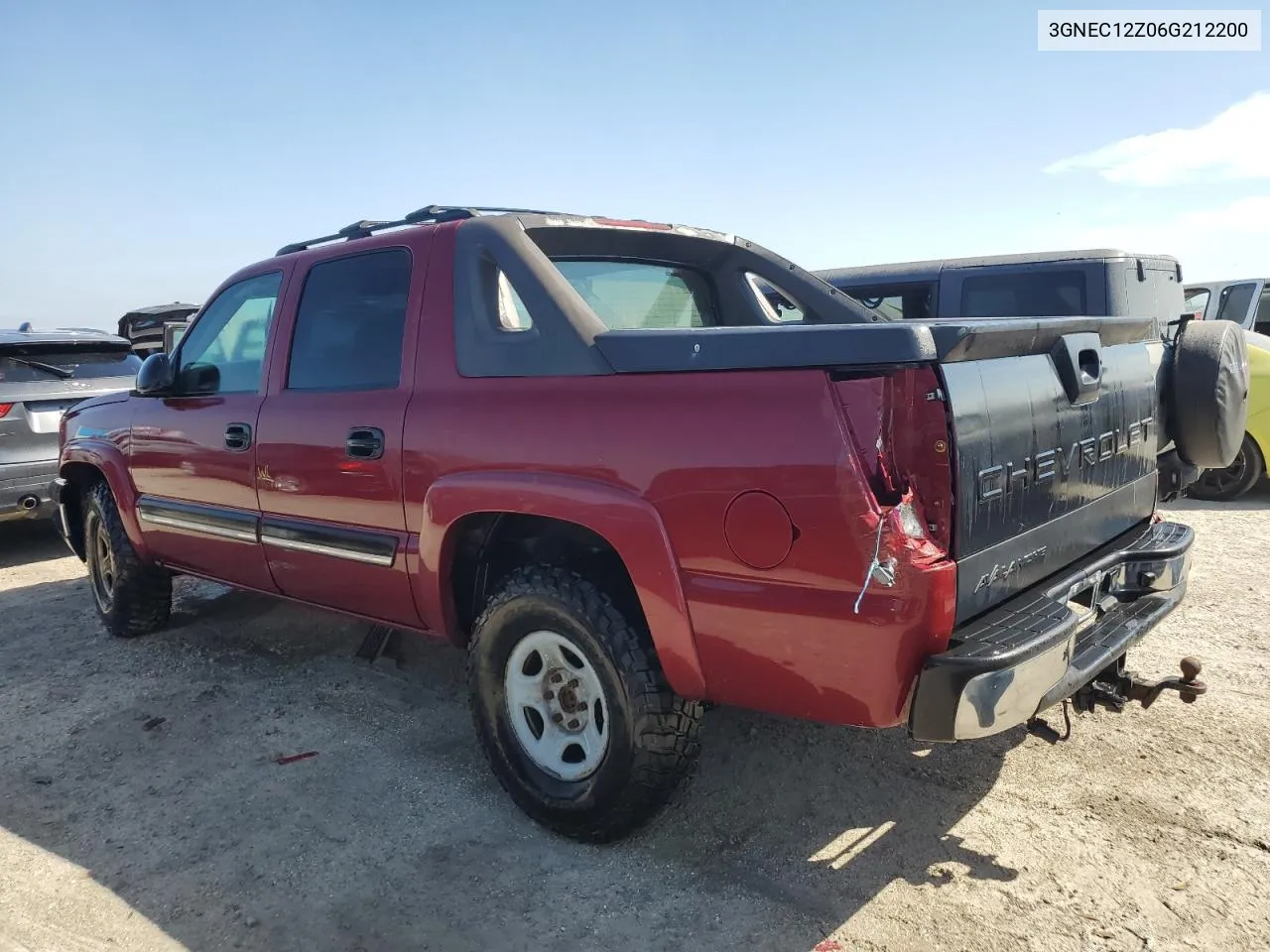 2006 Chevrolet Avalanche C1500 VIN: 3GNEC12Z06G212200 Lot: 74955084