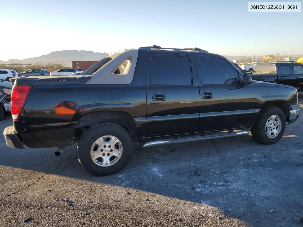 2006 Chevrolet Avalanche C1500 VIN: 3GNEC12Z66G110691 Lot: 75886424