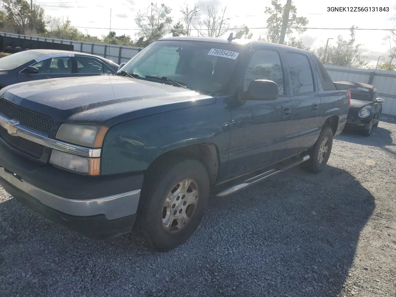 2006 Chevrolet Avalanche K1500 VIN: 3GNEK12Z56G131843 Lot: 78095434