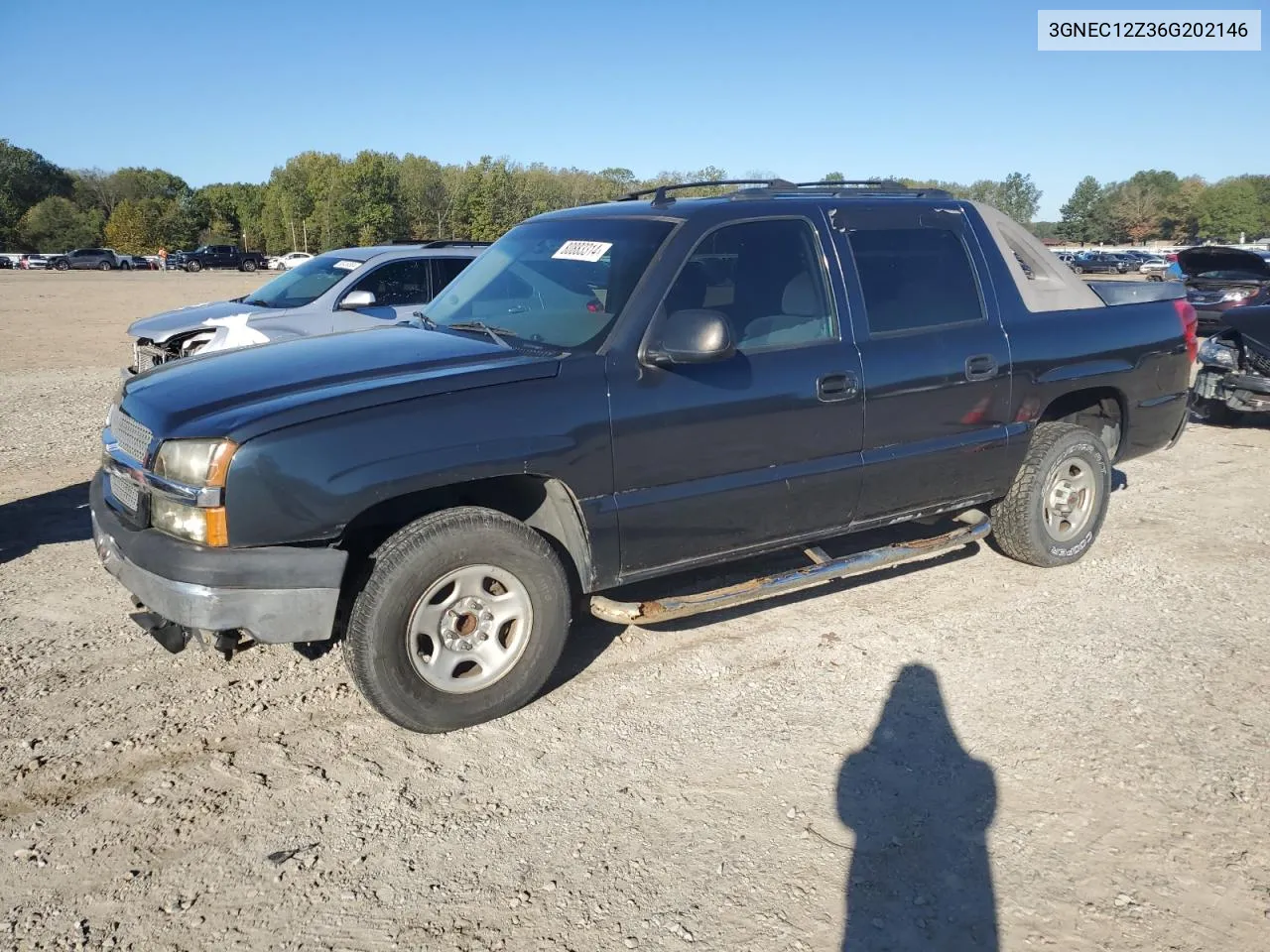 2006 Chevrolet Avalanche C1500 VIN: 3GNEC12Z36G202146 Lot: 80883314