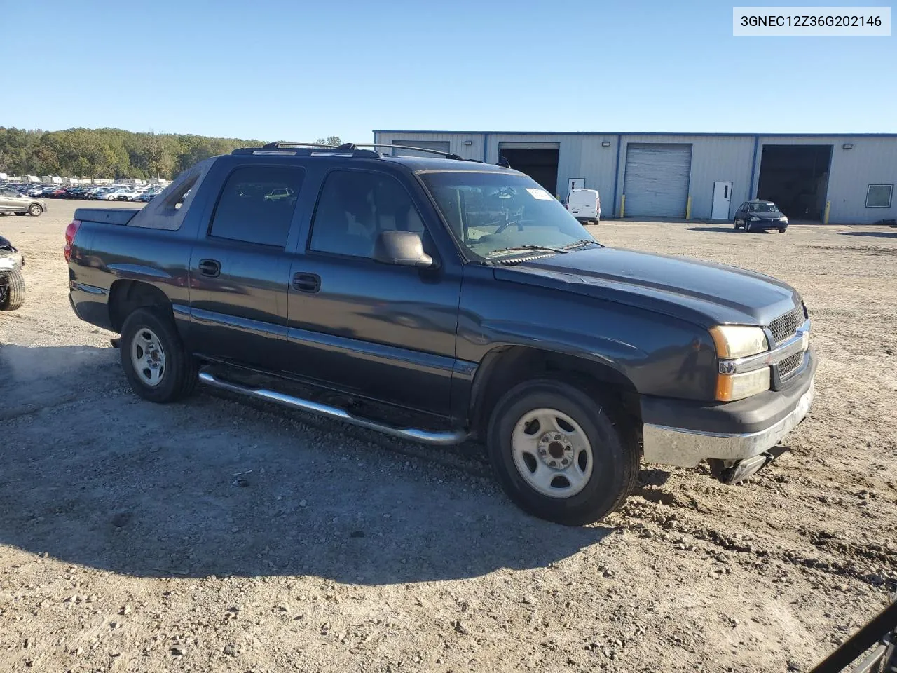 2006 Chevrolet Avalanche C1500 VIN: 3GNEC12Z36G202146 Lot: 80883314