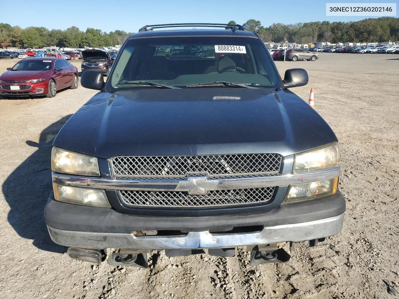 2006 Chevrolet Avalanche C1500 VIN: 3GNEC12Z36G202146 Lot: 80883314