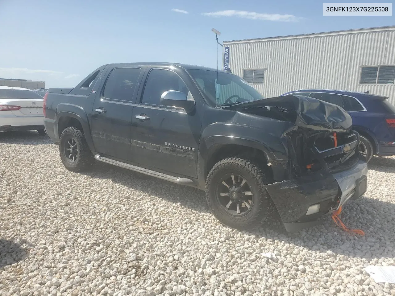 2007 Chevrolet Avalanche K1500 VIN: 3GNFK123X7G225508 Lot: 48224694