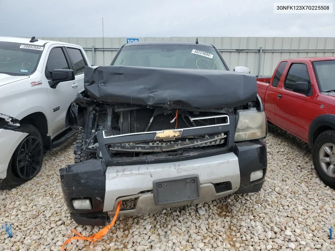 2007 Chevrolet Avalanche K1500 VIN: 3GNFK123X7G225508 Lot: 48224694