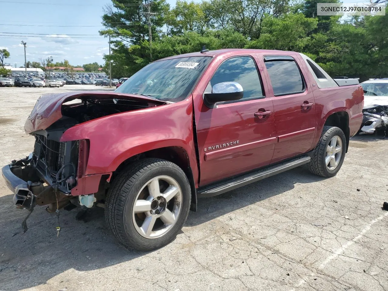 2007 Chevrolet Avalanche C1500 VIN: 3GNEC12J97G108784 Lot: 66969384