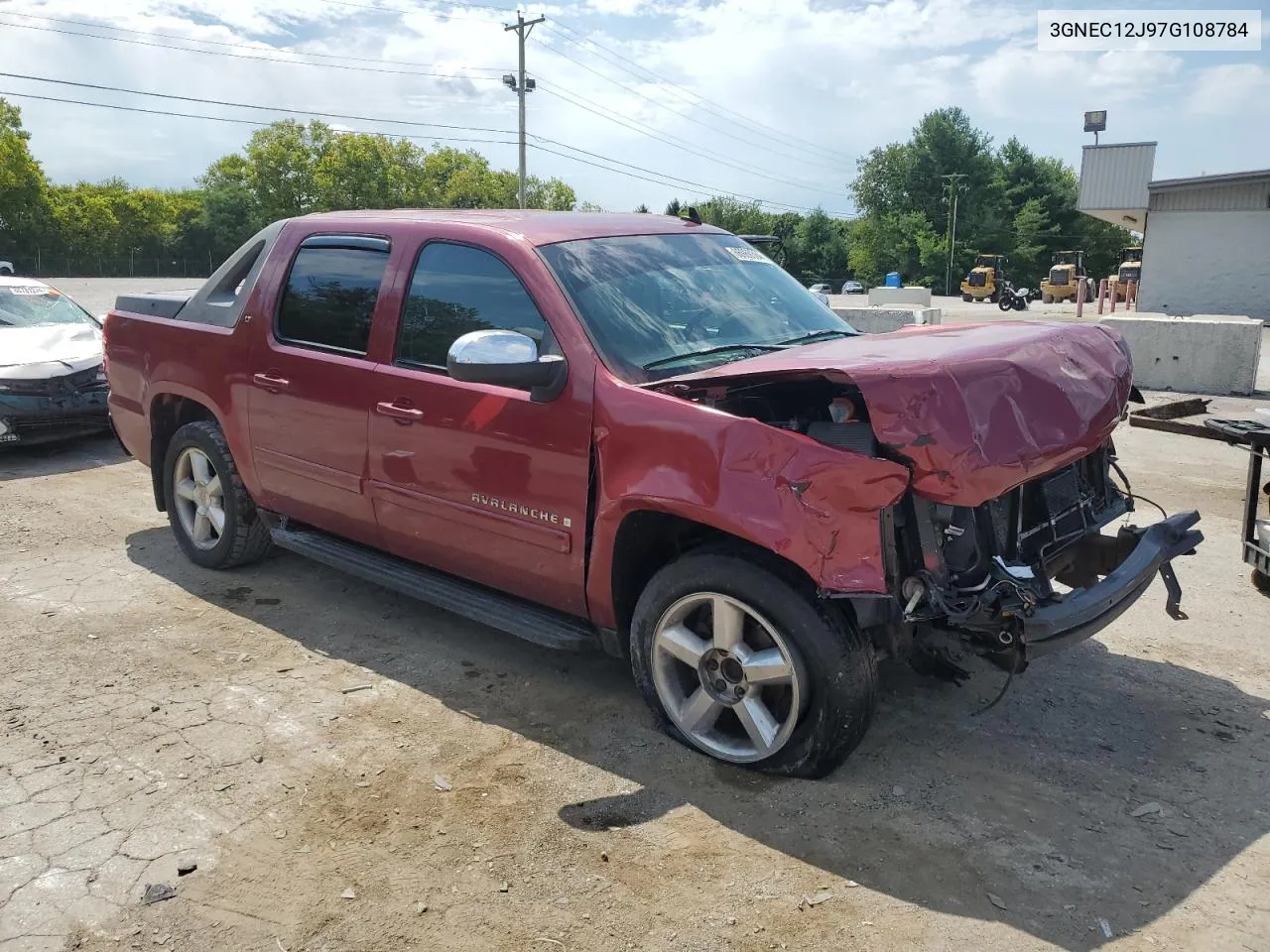 2007 Chevrolet Avalanche C1500 VIN: 3GNEC12J97G108784 Lot: 66969384